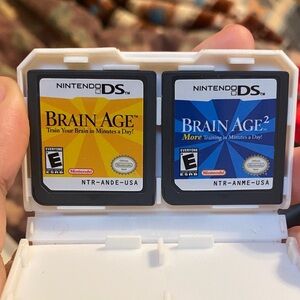 Nintendo DS Brain Age Game Duo